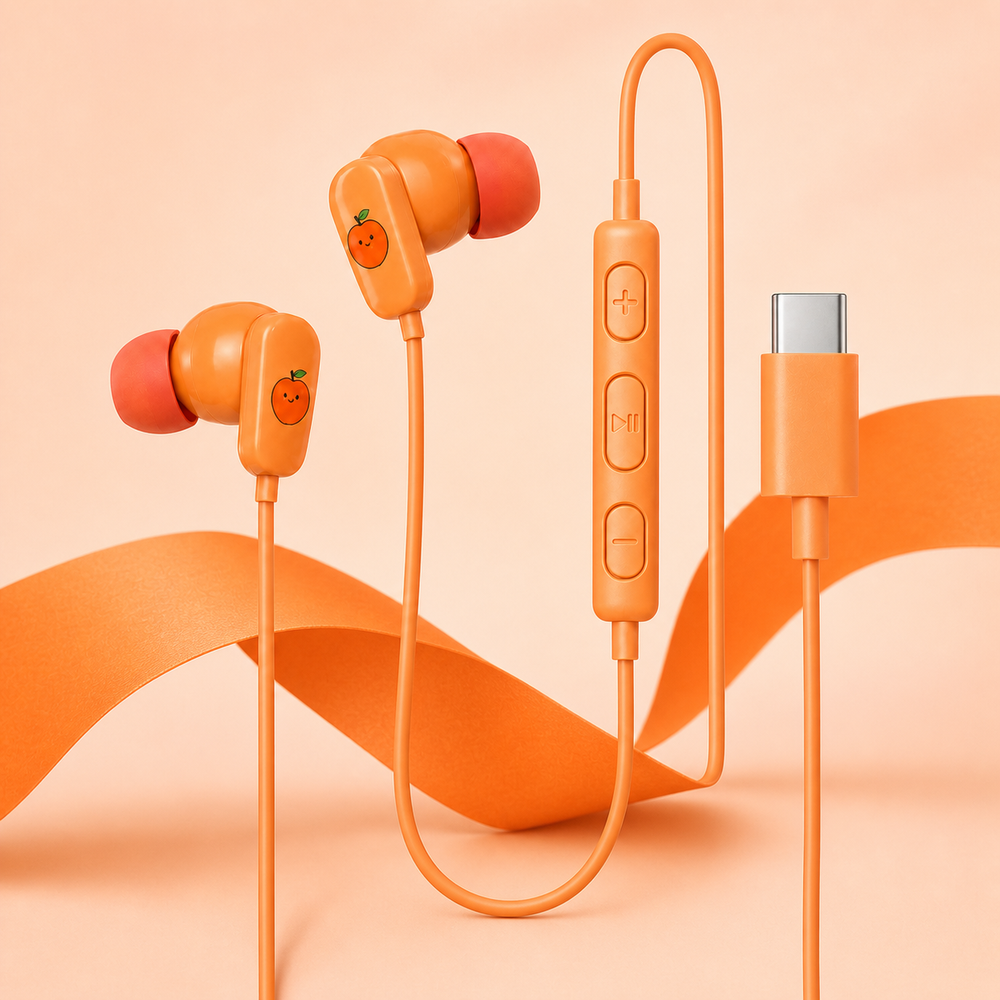 YOOKIE fruit wired earphones category