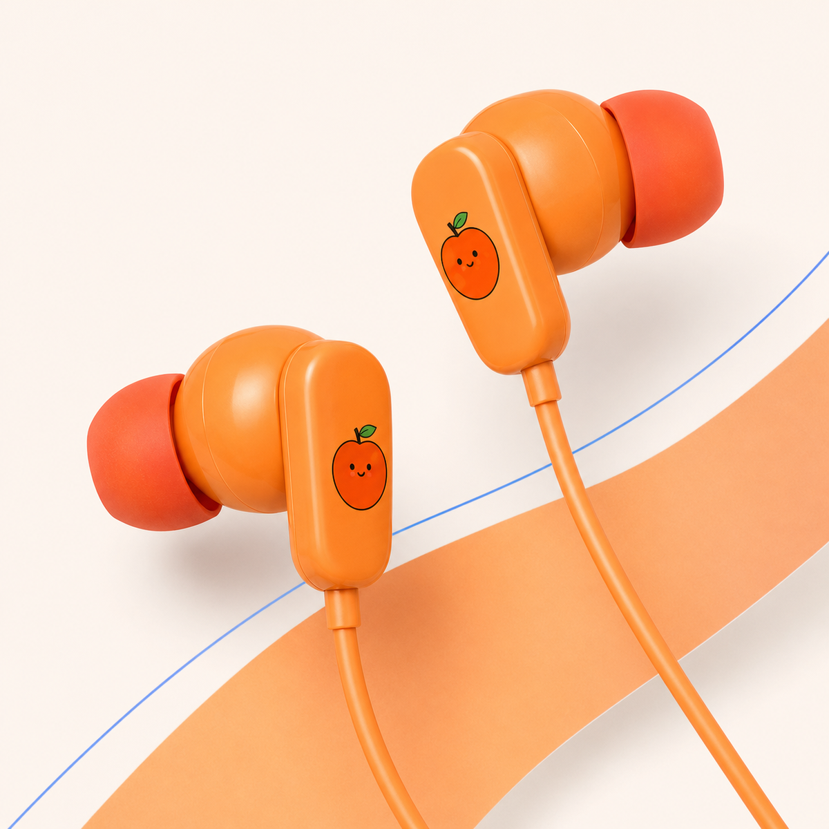 YOOKIE fruit earbud detail